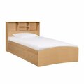 Kd Muebles De Dormitorio 15 x 41 x 77 in. California Wooden Twin Captains Bed in Beech, Maple KD2536506